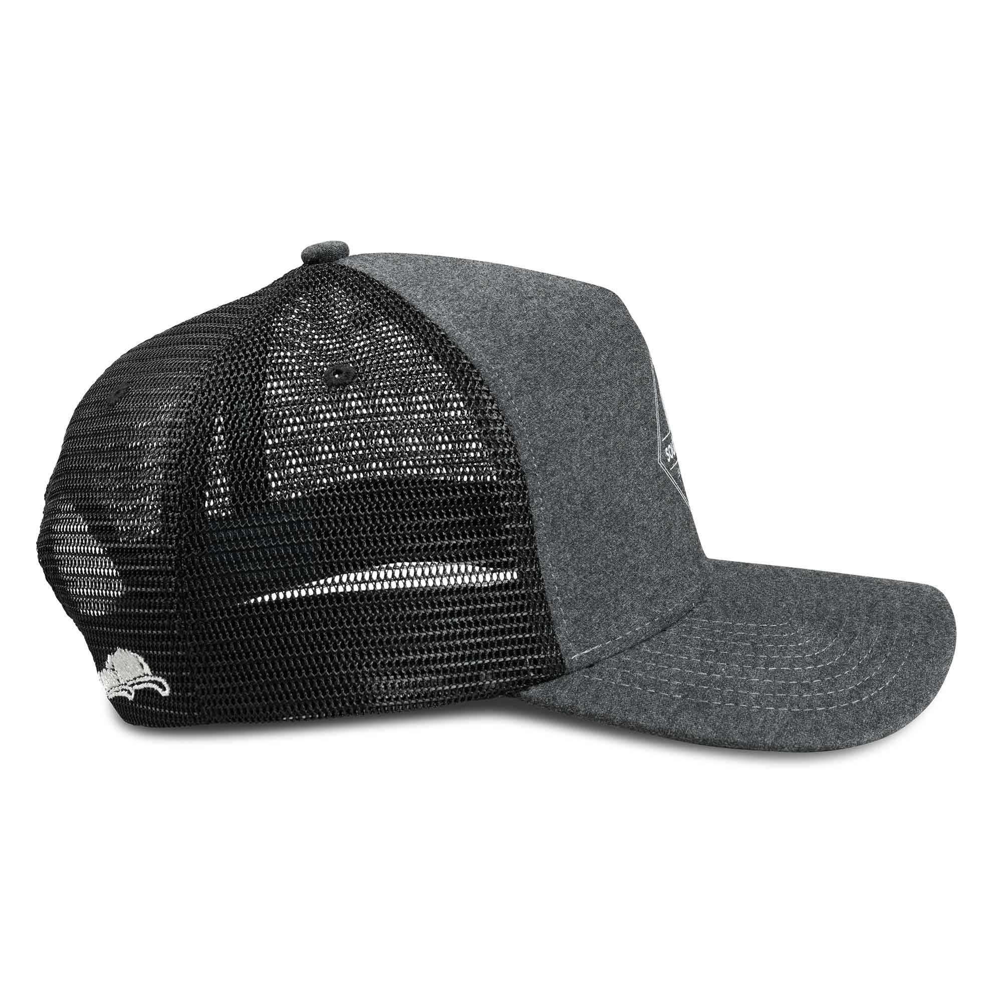 Trucker Cap Dark Grey Side