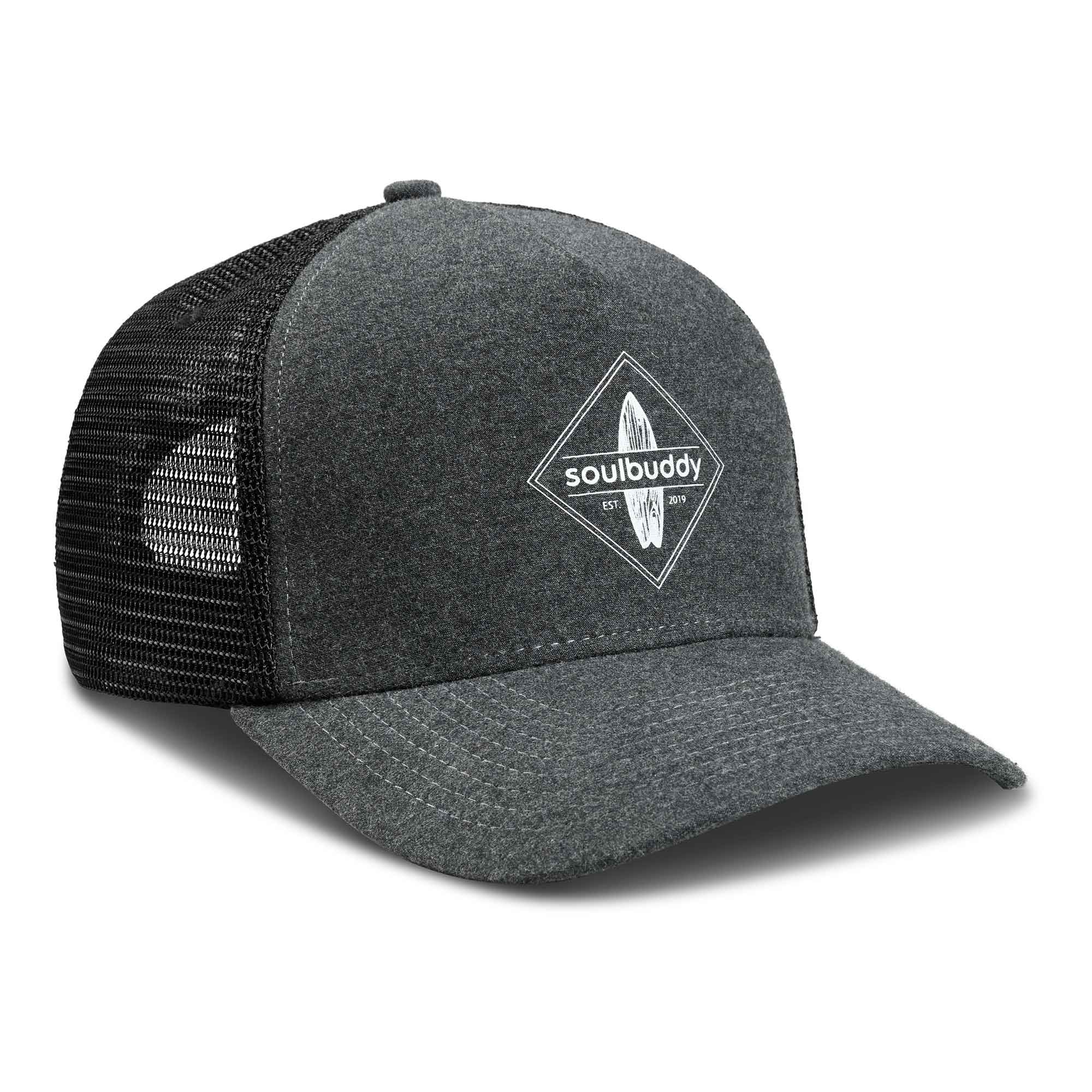 Trucker Cap Dark Grey Front